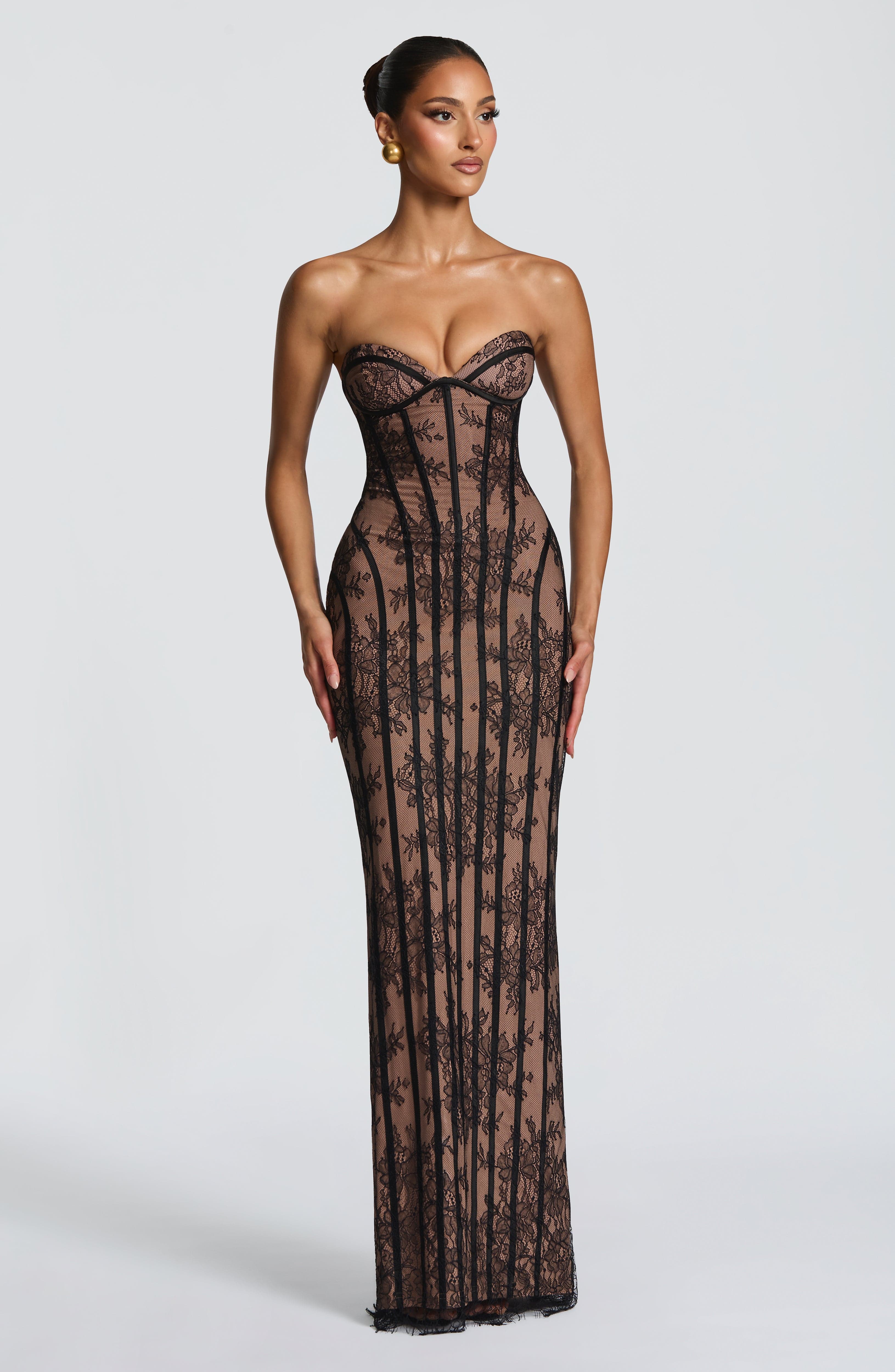Siyah Sian Maxi Elbise