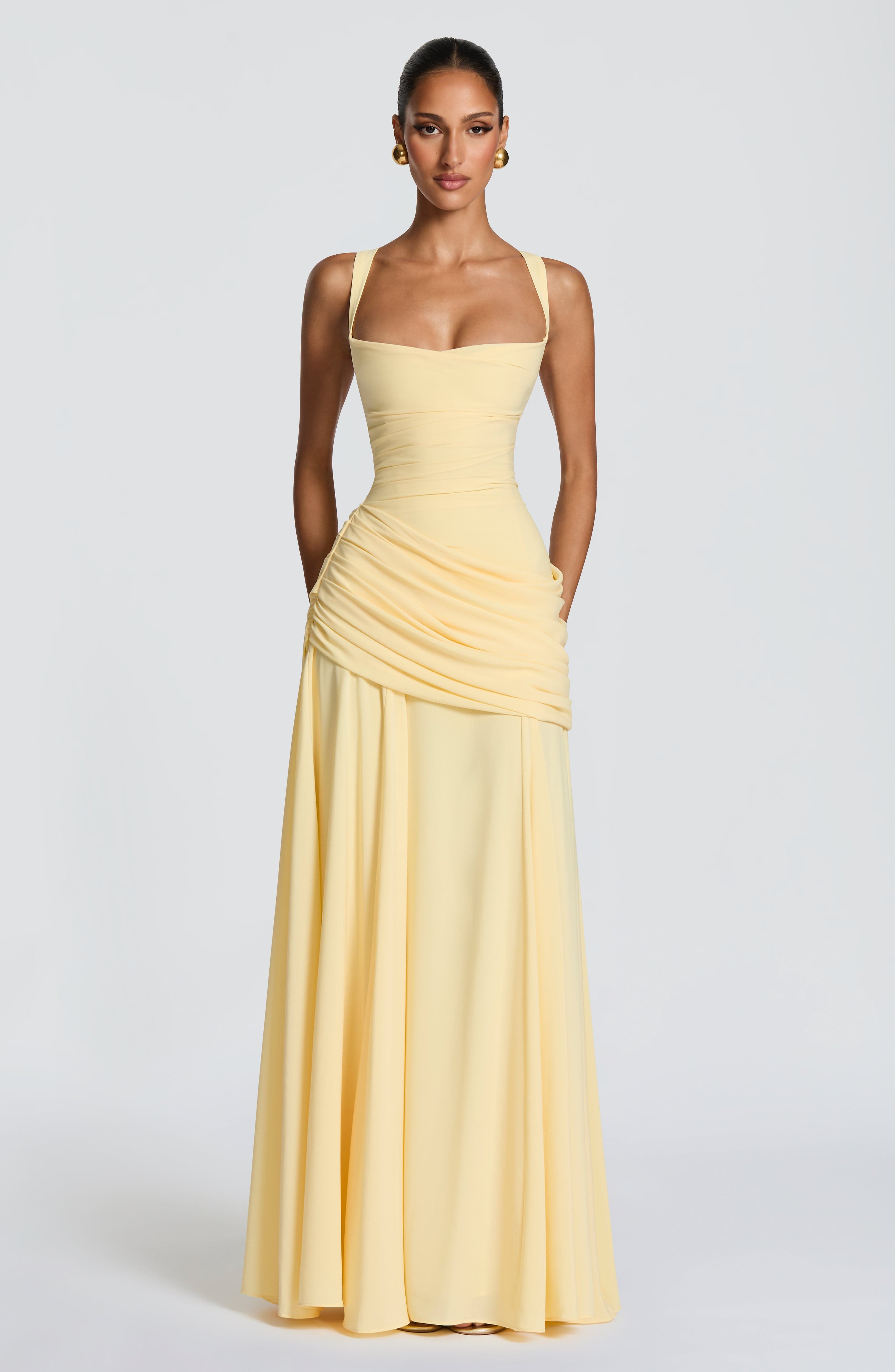 Limon Sura Maxi Elbise