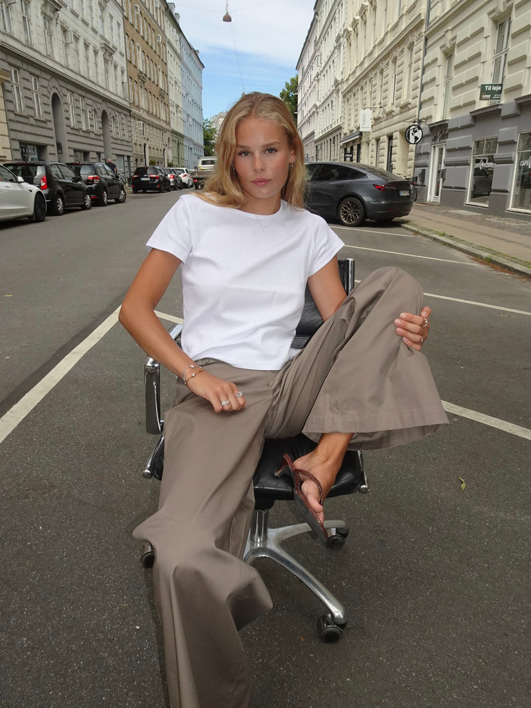 Marta Beyaz Tişört