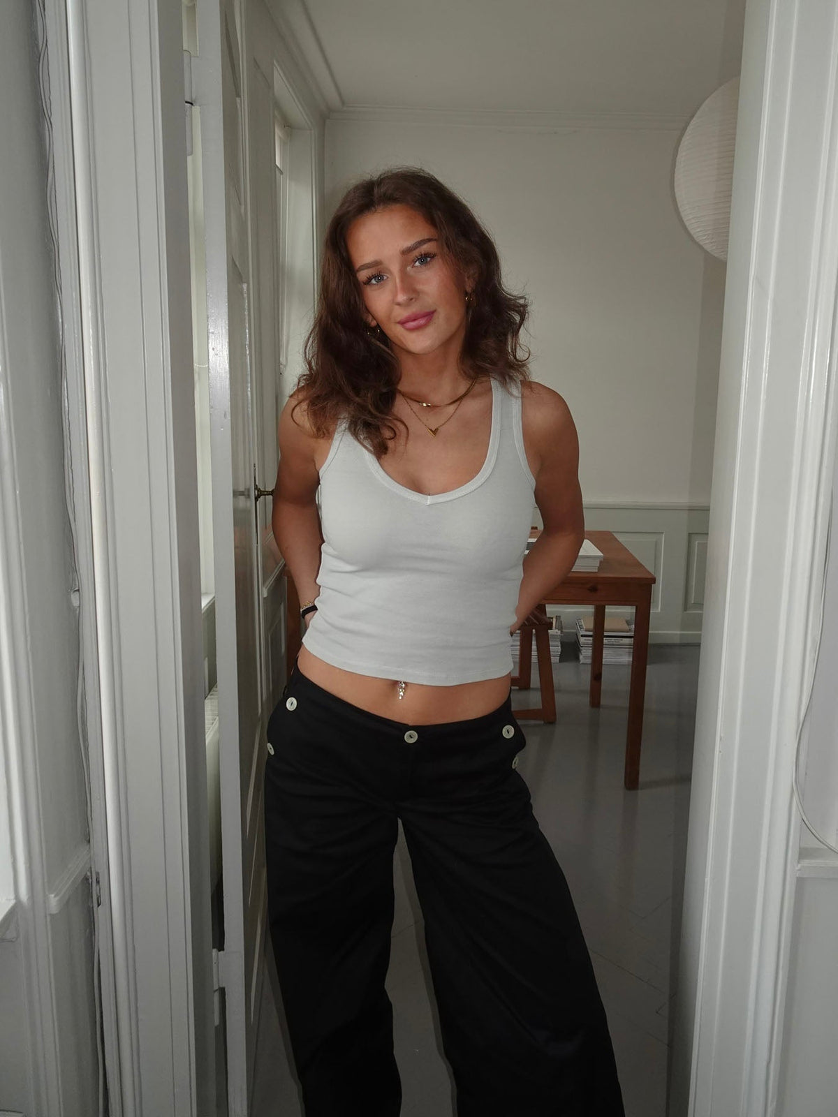 Chiara Açık Gri Tişört