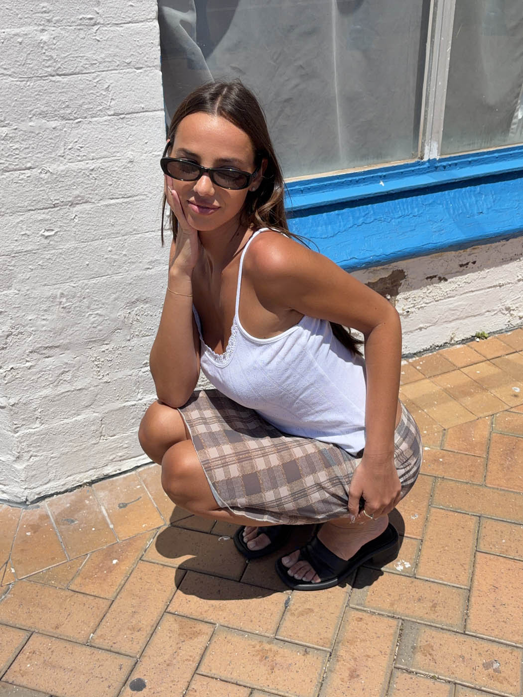Ciliana Nakışlı Beyaz Bluz
