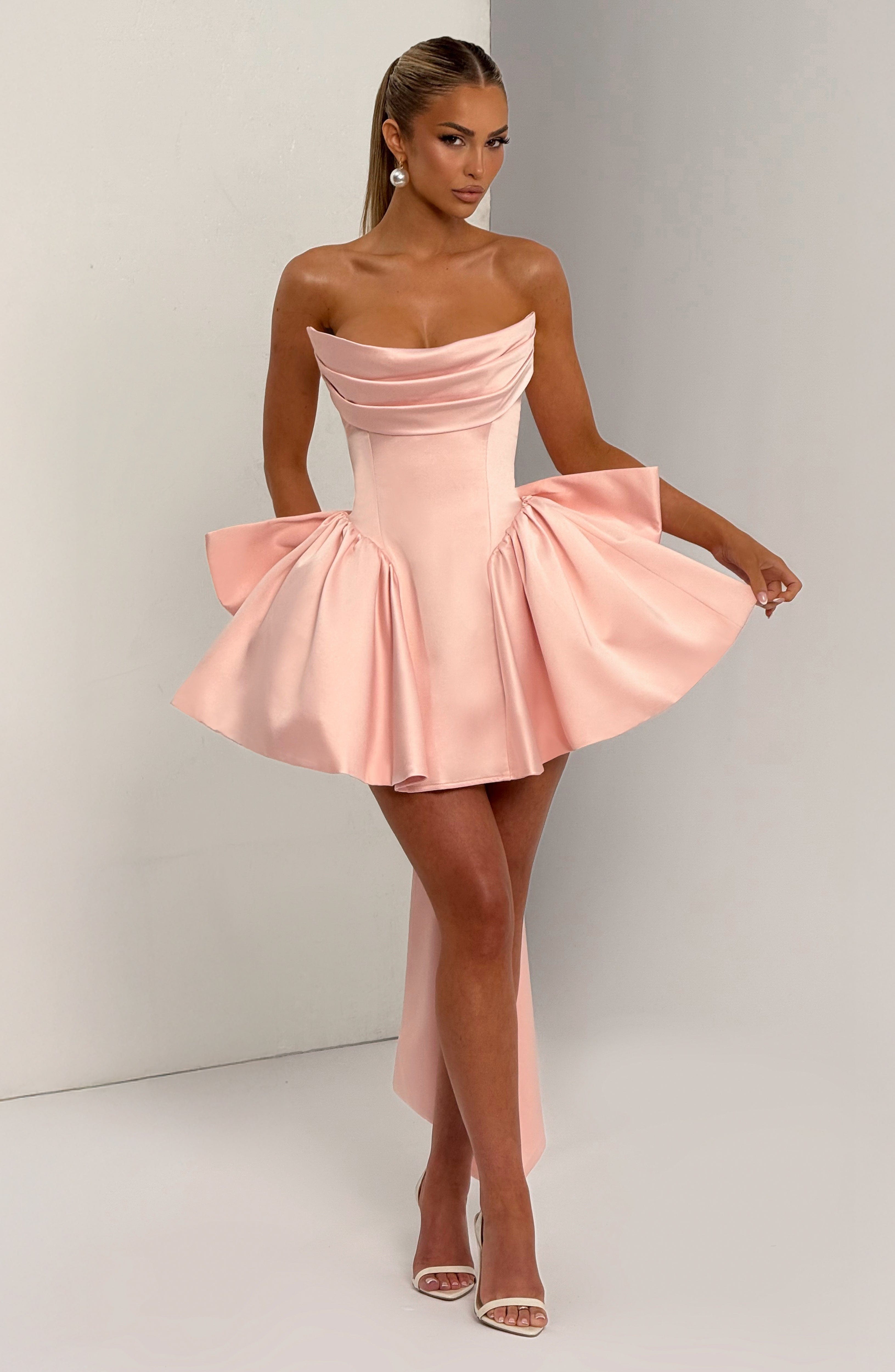 Trinity Mini Pembe Elbise