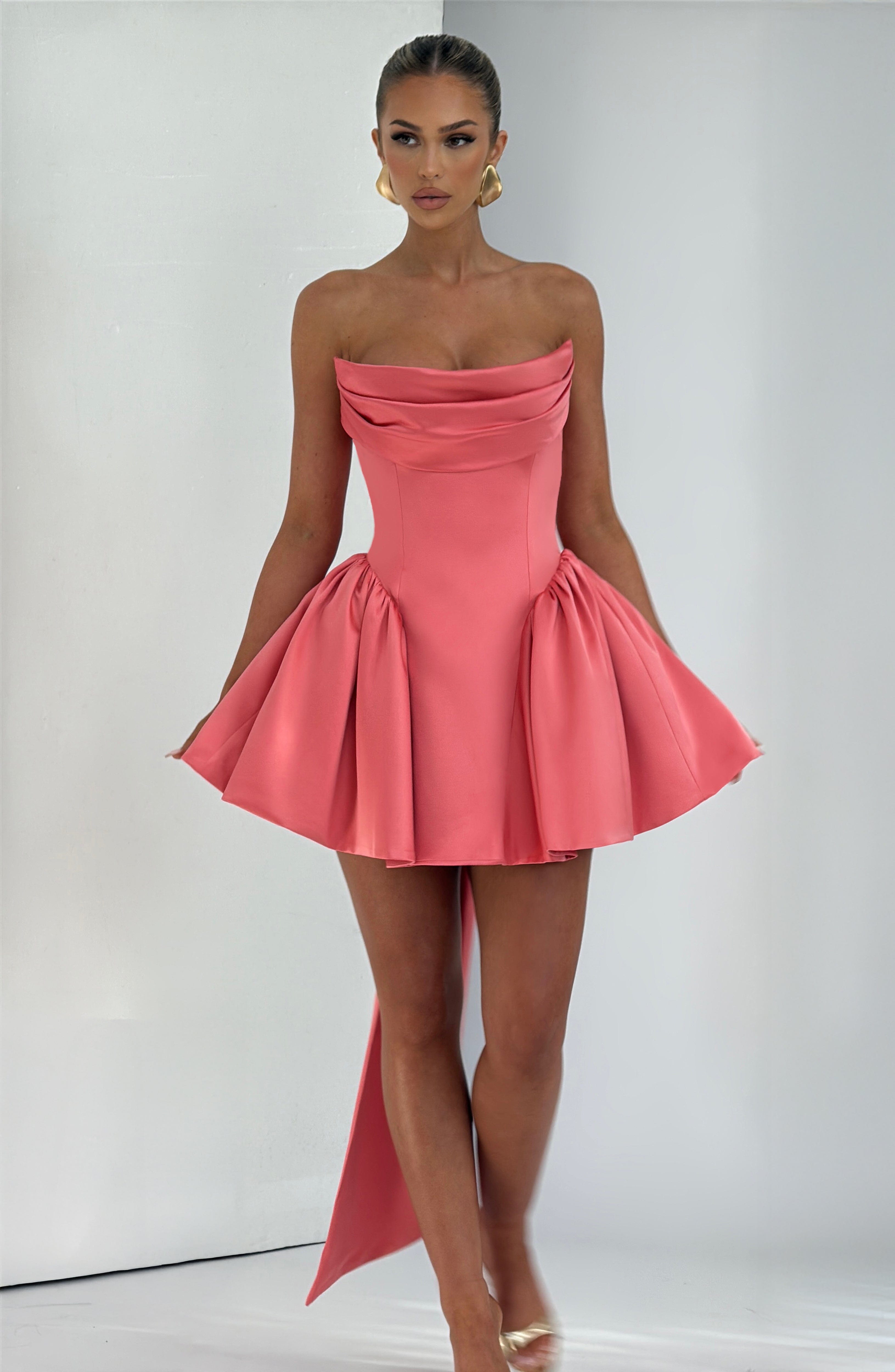 Trinity Mini Pembe Elbise
