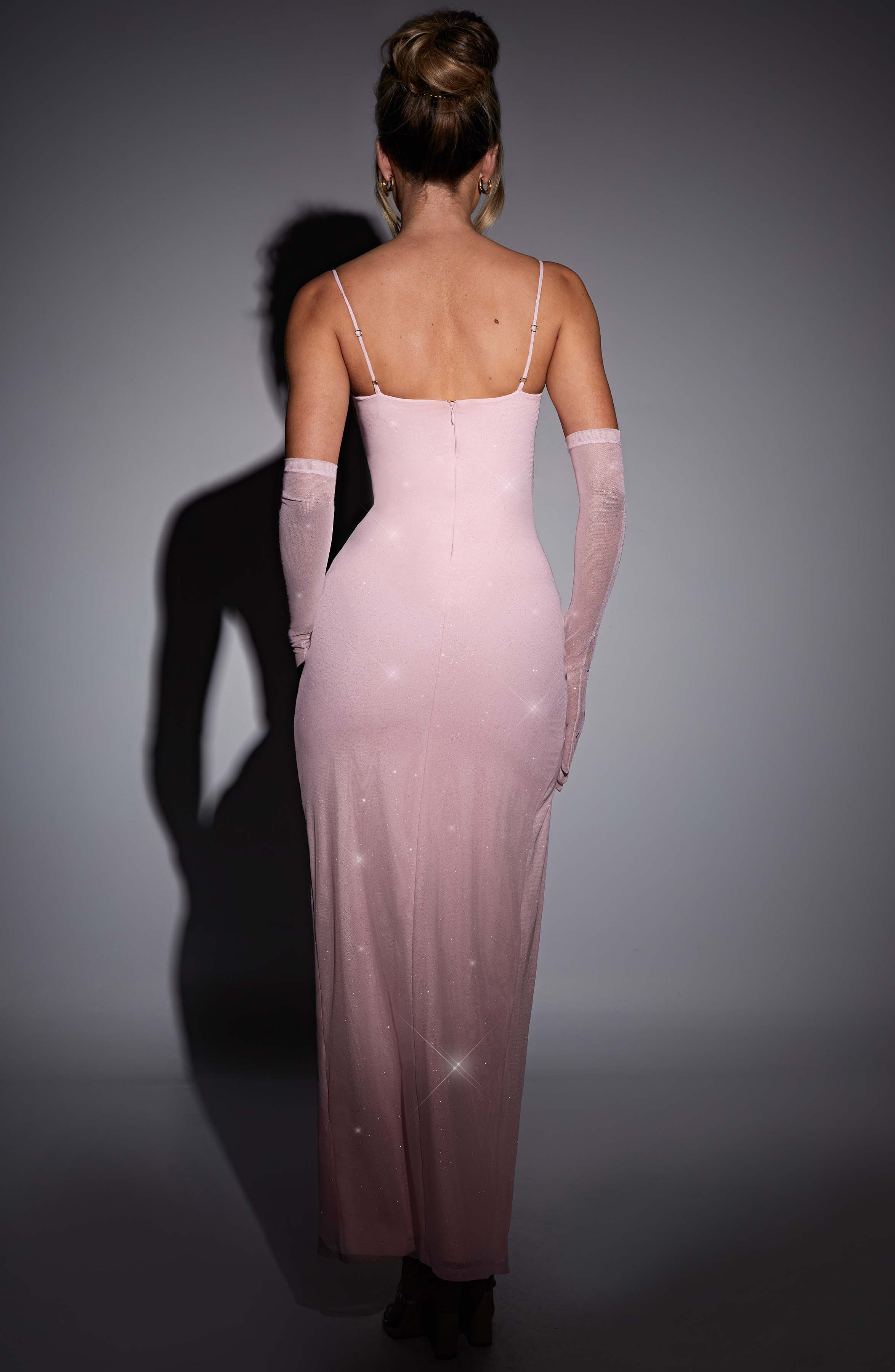 Trixie Maxi Pembe Elbise