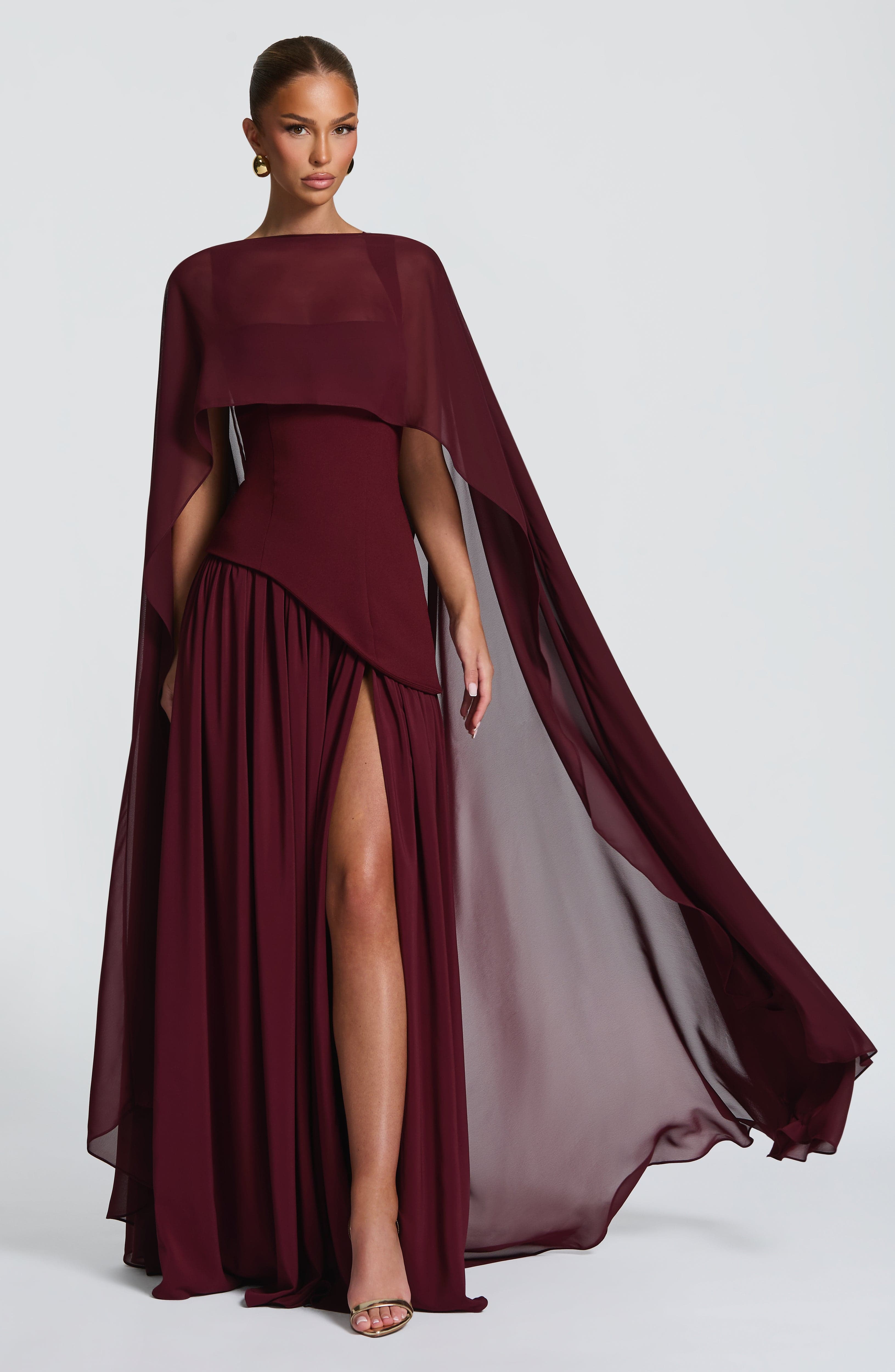 Tullulah Maxi Kiraz Elbise