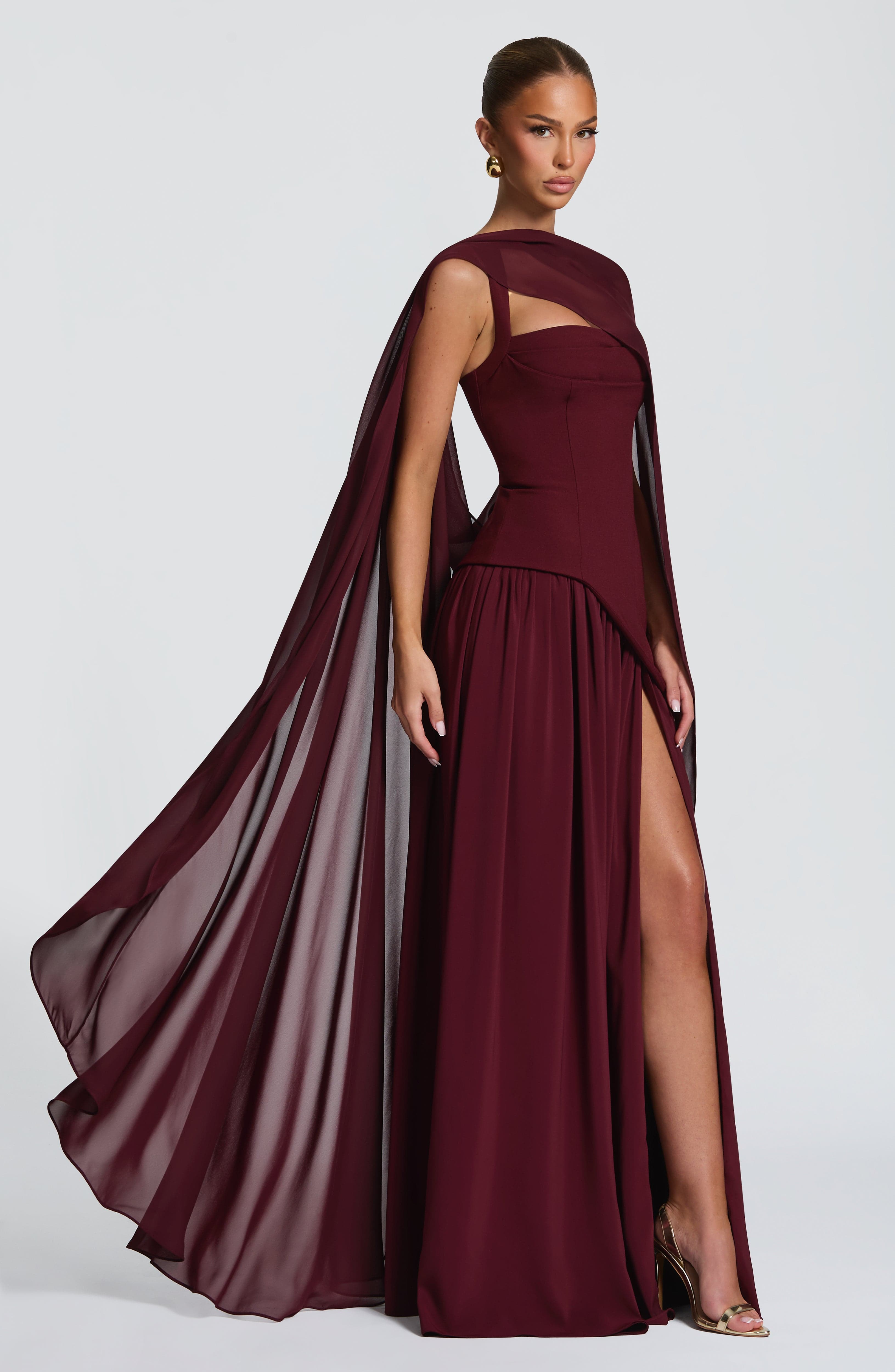 Tullulah Maxi Kiraz Elbise