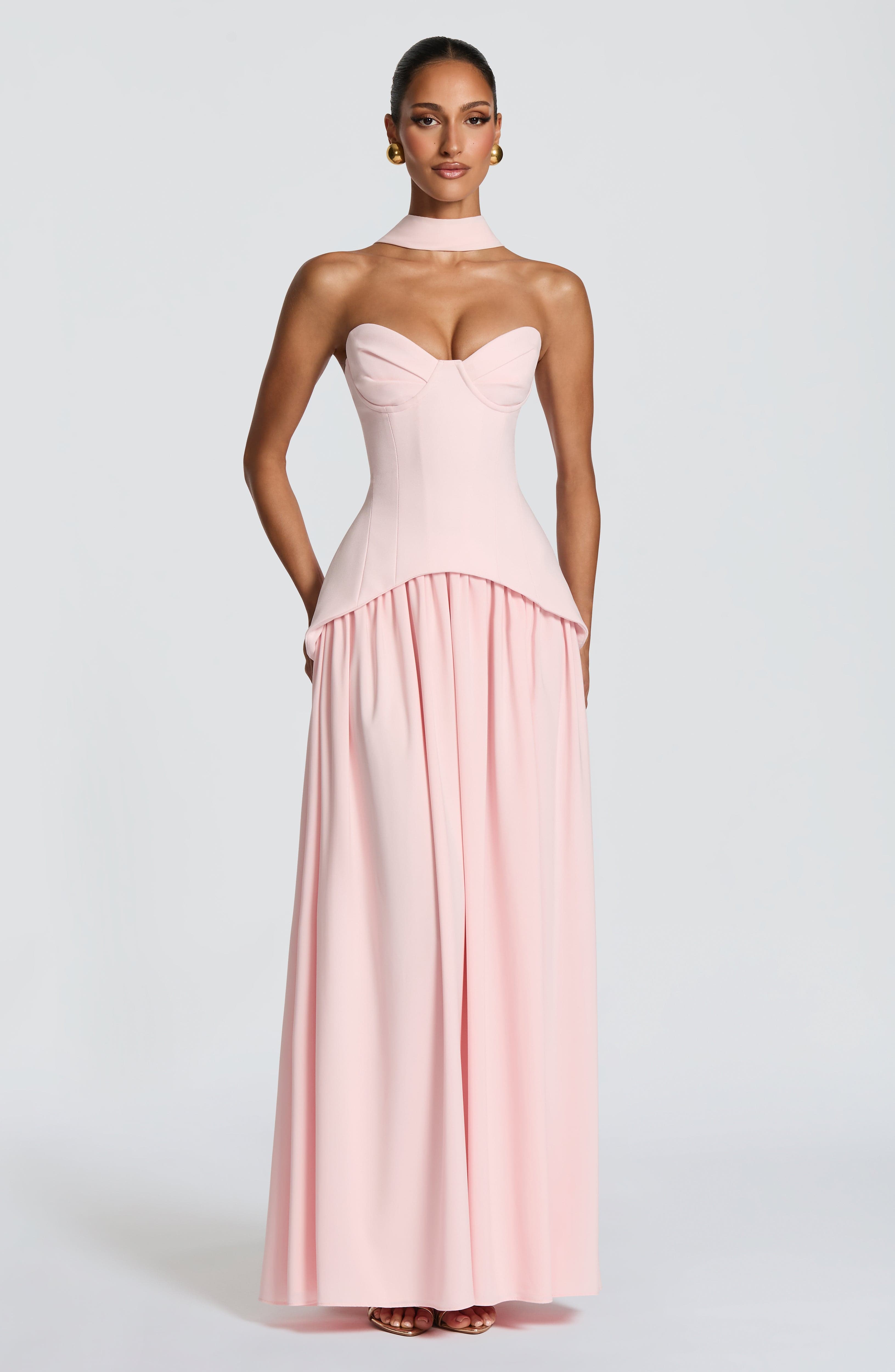 Vietta Pembe Maxi Elbise