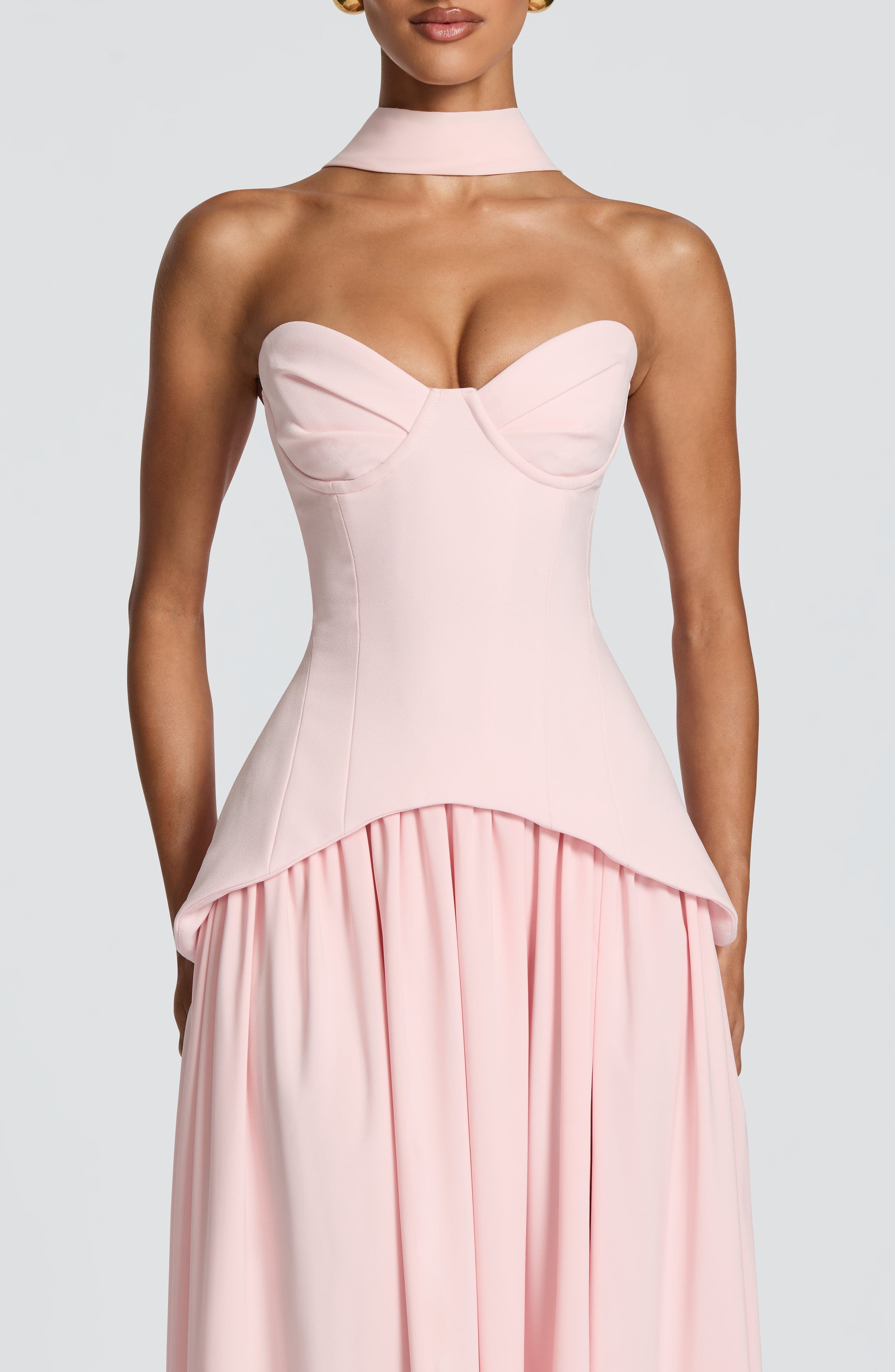 Vietta Pembe Maxi Elbise