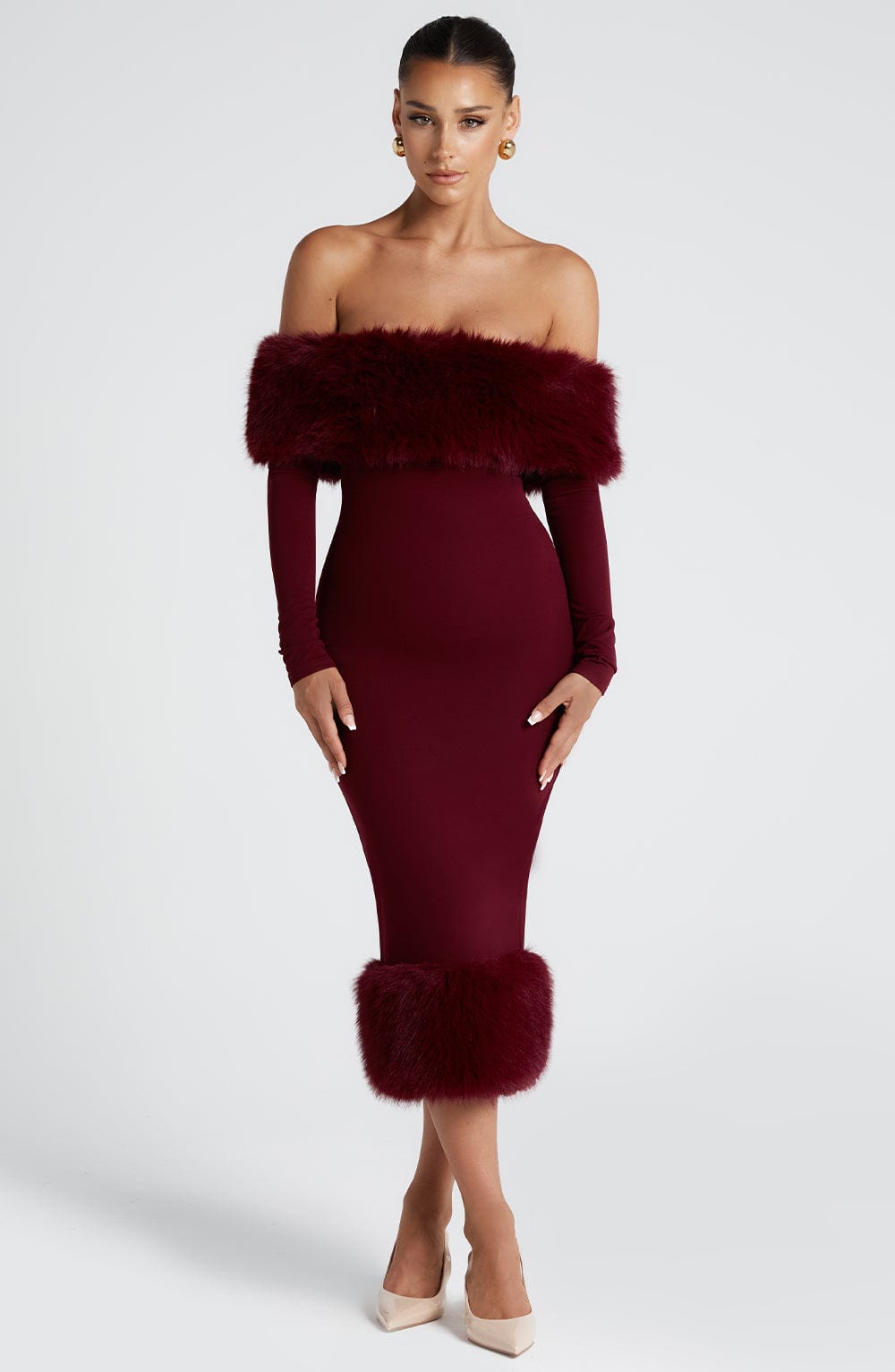 Vittoria Midi Bordo Elbise
