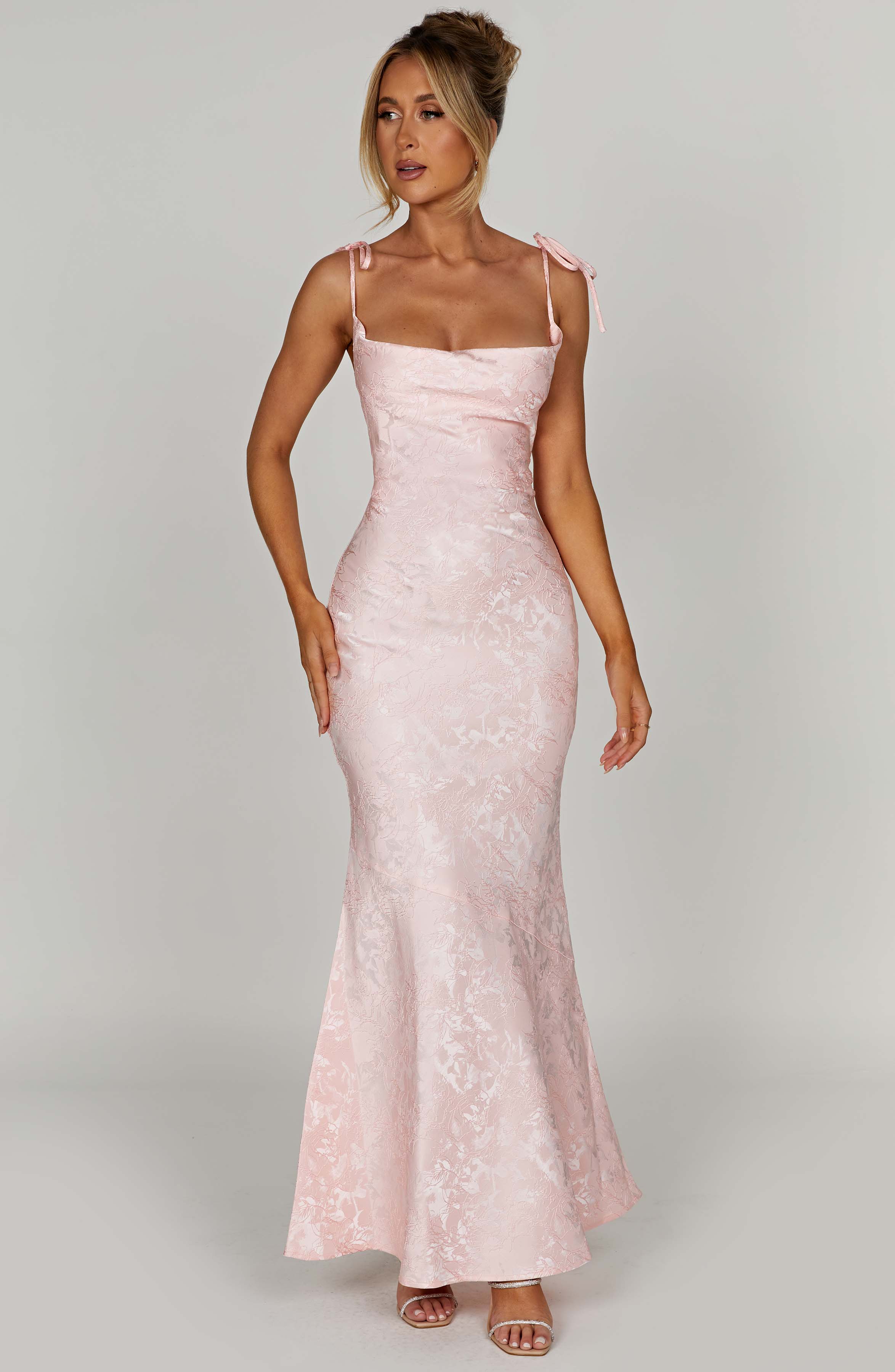 Whitney Pembe Maxi Elbise