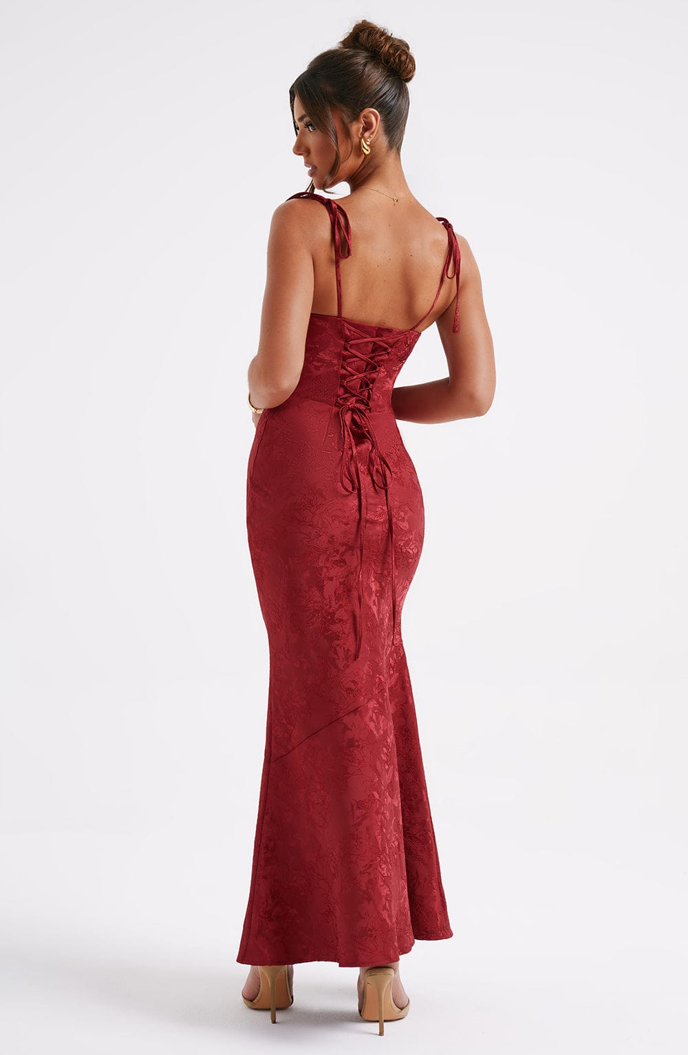 Whitney Kırmızı Maxi Elbise