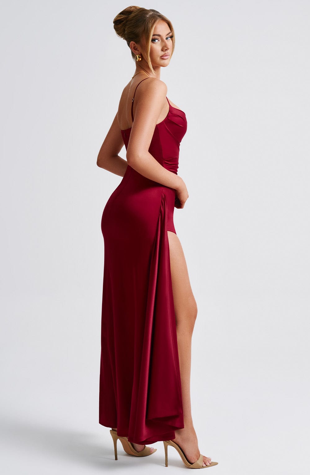 Winona Bordo Maxi Elbise