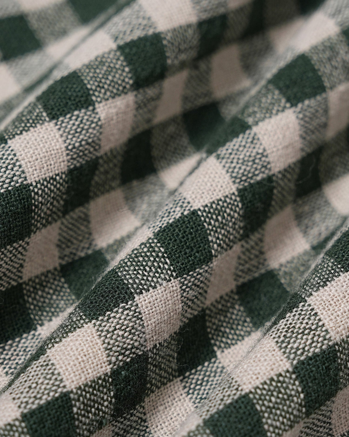 Yeşil Pofuduk Kollu Şirred Ekose Tişört