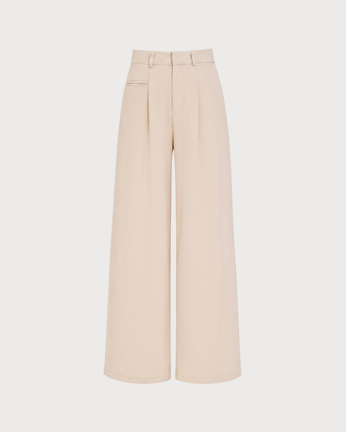 Kayısı Düğmeli Cep Straight Pantolon