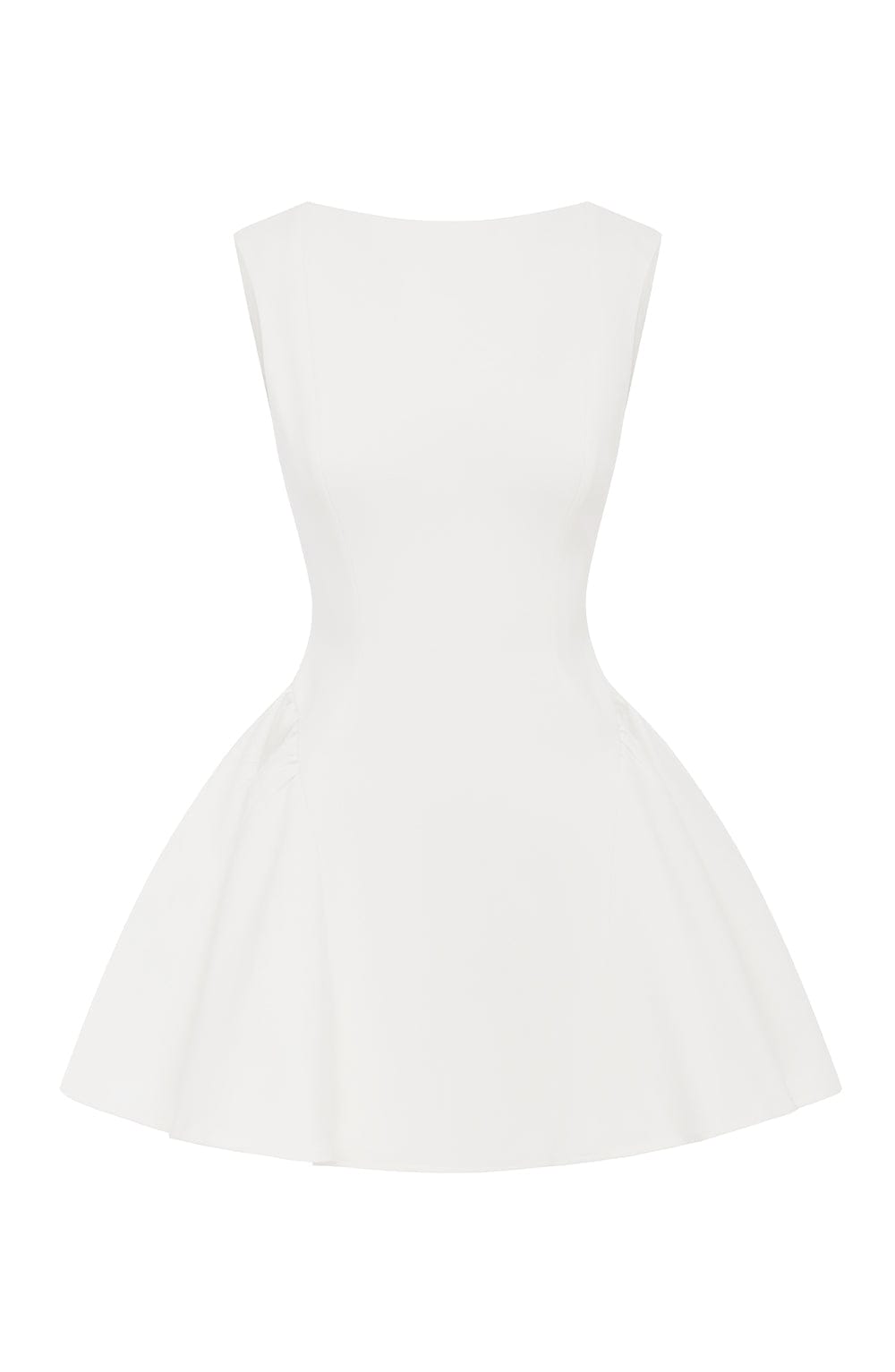 Yalina Mini Ekru Elbise